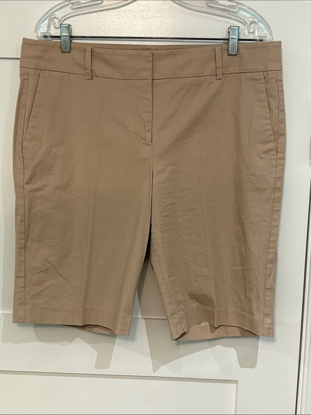 Ann Taylor Khaki Bermuda Shorts